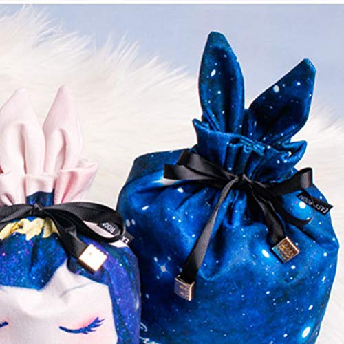 TOPBATHY - Bolsa de viaje corta de peluche multifunción, bolsa de equipaje, bolsa de cosméticos, Star Ocean, Picture 3, 14x7x22cm