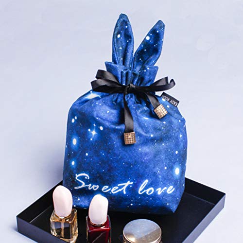 TOPBATHY - Bolsa de viaje corta de peluche multifunción, bolsa de equipaje, bolsa de cosméticos, Star Ocean, Picture 3, 14x7x22cm