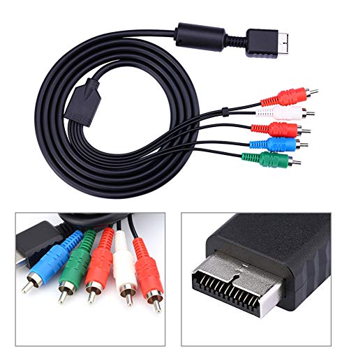 Topiky Cable de Audio/Video para Playstation, Cable de Salida AV múltiple a componente para Sistema de Juegos Sony PS2 PS3
