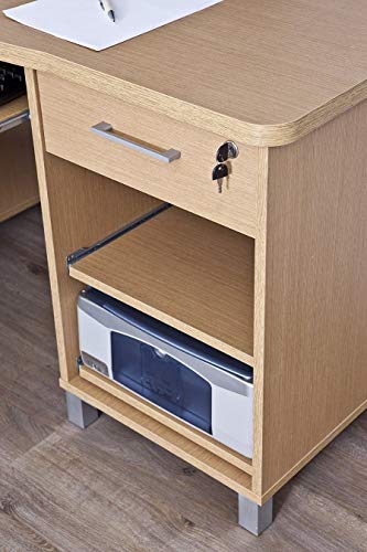 Topkit Mesa de Ordenador Barcelona 4035 Roble