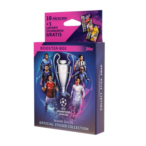 Topps UEFA Champions League Stickers 2021/2022 - Juego de pegatinas
