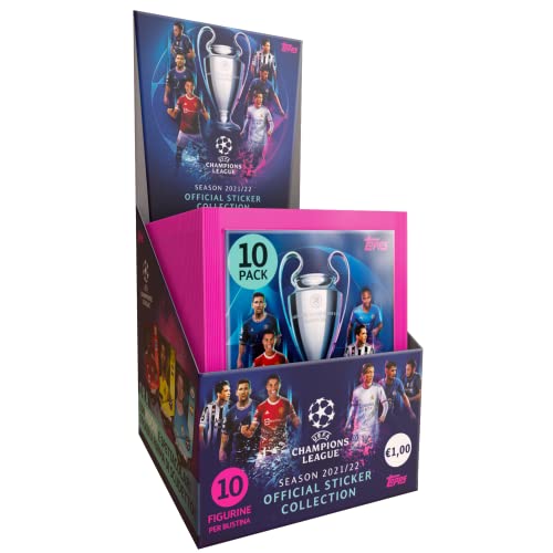 Topps UEFA Figurine Champions League 2021/2022 - Caja completa