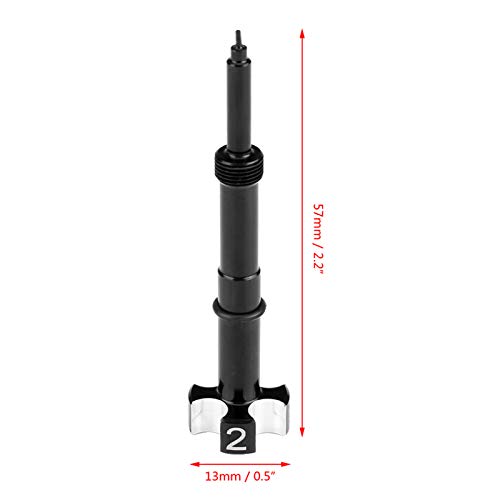 Tornillo de mezcla, juego de tornillos de mezcla de aire y combustible para carburador Keihin FCR FCR-MX(negro) for mikuni air fuel screw,keihin fuel air screw,air fuel mixture screw,air fuel mixture0