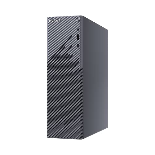 Torre de Ordenador de sobremesa HUAWEI MateStation S, procesador AMD Ryzen 5 4600G, gráficos AMD Radeon, 8 GB DDR4 3200 MHz, 256 GB M.2 NVMe SSD, Windows 10 Home, ultracompacto, Color Gris Espacial