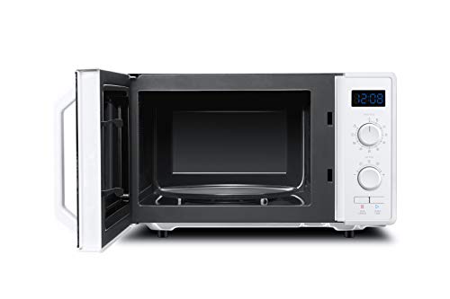 Toshiba MW2-AG23P (WH) - Horno de microondas con grill y cocción combinada, 23 L, 8 menús fáciles, plato giratorio con memoria de posición, 900 W, grill 1050 W, 48,5 x 40,3 x 29,6 cm, blanco