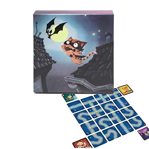 TOSSPER 1 Pc Board Juego Gatito Gato Estrategia Laberinto Navidad Mesa Juegos para Niños Familia Fiesta Juegos Entretenimiento