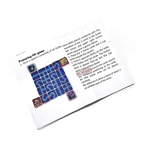 TOSSPER 1 Pc Board Juego Gatito Gato Estrategia Laberinto Navidad Mesa Juegos para Niños Familia Fiesta Juegos Entretenimiento