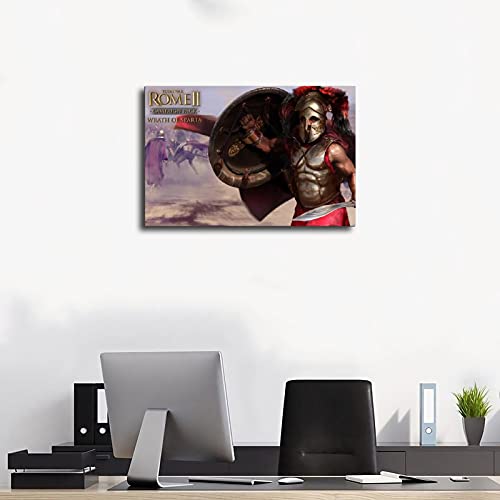 Total War Rome II - Póster de lona para decoración de dormitorio, paisaje, oficina, habitación, decoración, regalo, 40 x 60 cm