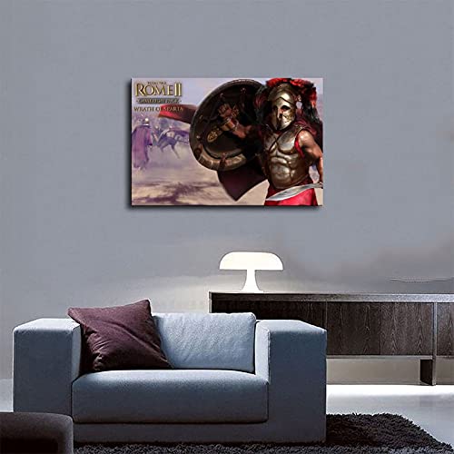 Total War Rome II - Póster de lona para decoración de dormitorio, paisaje, oficina, habitación, decoración, regalo, 40 x 60 cm