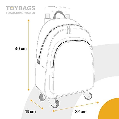 Toy bags- Llama Mochila, Multicolor, Grande (T963-837)