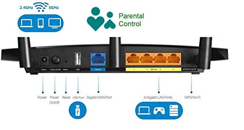 TP-Link AC1750 Archer C7 - Router Gigabit inalámbrico de Doble Banda, 2.4 GHz a 450 Mbps y 5 GHz a 1300 Mbps + TG-3468 - Adaptador WiFi Gigabit PCI Express (10/100/1000 Mbps), Puerto RJ45