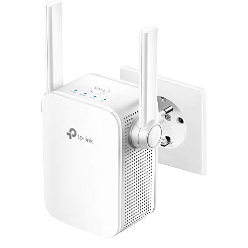 TP-Link RE305 - Repetidor WiFi AC1200, Doble Banda 5 GHz y 2.4 Ghz, Amplificador y Extensor, Modo AP, WPS Botón, Puerto Ethernet, Fácil configuración
