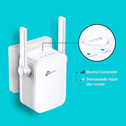 TP-Link RE305 - Repetidor WiFi AC1200, Doble Banda 5 GHz y 2.4 Ghz, Amplificador y Extensor, Modo AP, WPS Botón, Puerto Ethernet, Fácil configuración