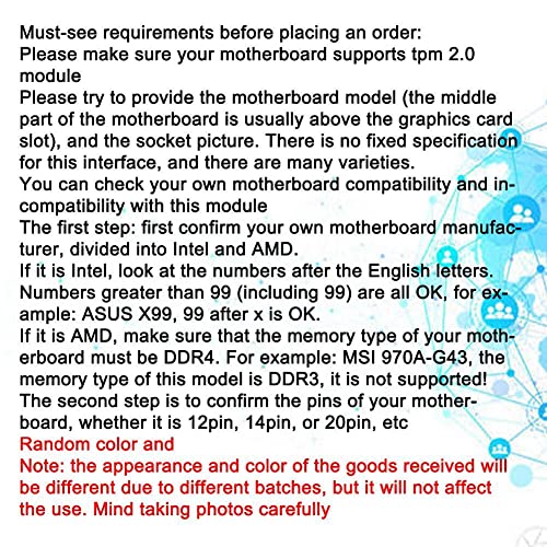 TPM 2.0 módulo de seguridad de cifrado, tarjeta remota compatible con el sistema WIN11 2.0, versión 9665, tarjeta dedicada 12 14 18 20 pin-14 pin