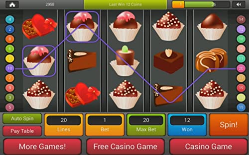 Tragamonedas: Chocolates Deluxe Casino - Todos los juegos de tragamonedas Nueva 3D con tus amigos gratis!