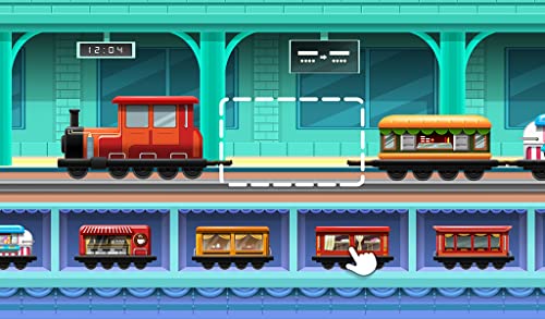 Train Builder - games for kids toddlers
