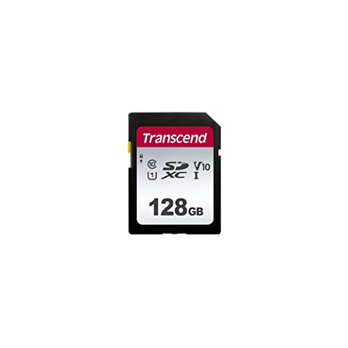 Transcend SDC300S - Tarjeta de memoria SDXC de 128 GB, color plata