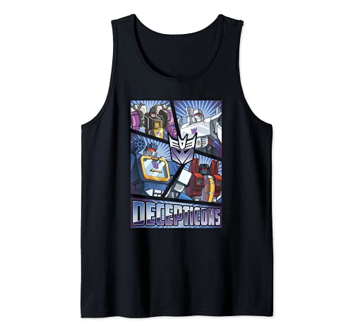 Transformers Decepticons Cut Up Panels Camiseta sin Mangas