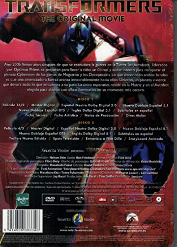 Transformers The original movie [DVD]