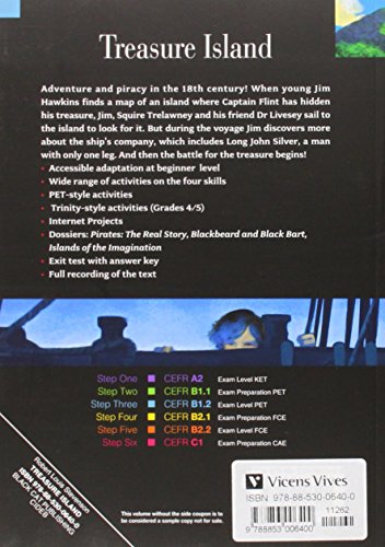 TREASURE ISLAND +CD STEP THREE B1.2: Treasure Island + audio CD (Reading and training)