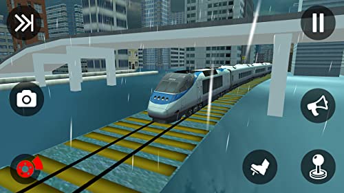 Tren acuático submarino simulador de conducción: juegos gratis para niños.