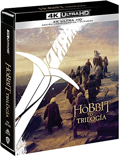 Trilogía El Hobbit versión cinematográfica + versión extendida 4k UHD [Blu-ray]