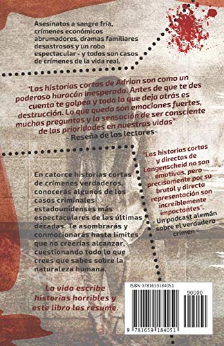 TRUE CRIME USA | Casos de crímenes reales en los Estados Unidos | Adrian Langenscheid: 14 historias cortas impactantes de la vida real: 2 (True Crime Internacional)