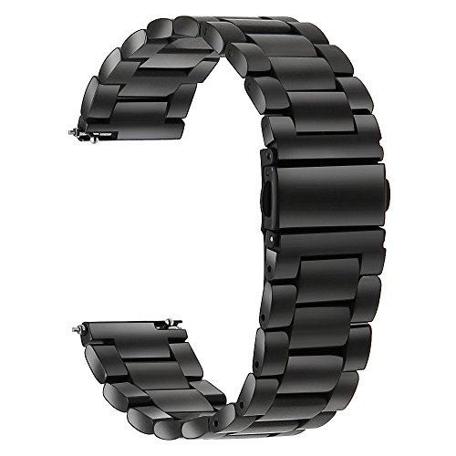 TRUMiRR Reemplazo para Galaxy Watch 46mm/Gear S3 Frontier/Gear S3 Classic, 22mm Correa de Reloj de Acero Inoxidable Correa de liberación rápida para Samsung Gear S3 Classic/Frontier/Galaxy Watch 46mm