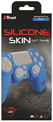 Trust Gaming GXT 744 - Funda de silicona para mando PS4, color azul