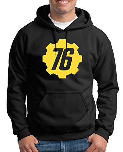 TShirt-People Vault 76 Tec Inc - Sudadera con capucha para hombre negro XL