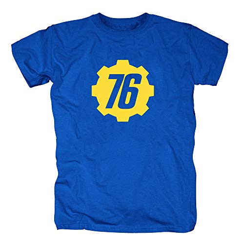 TSP Vault 76 Tec Inc - Camiseta para hombre azul cobalto M