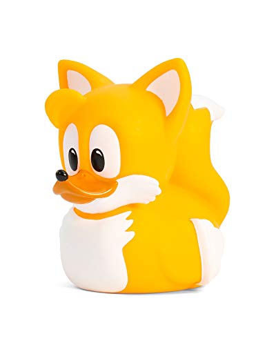 TUBBZ Pato de baño Coleccionable - Figura Sonic - Figura Tails, Figura Coleccionable The Hedgehog - Producto con Licencia Oficial, NS2072