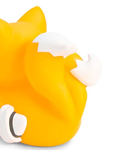 TUBBZ Pato de baño Coleccionable - Figura Sonic - Figura Tails, Figura Coleccionable The Hedgehog - Producto con Licencia Oficial, NS2072