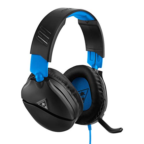 Turtle Beach Recon 70P TBS-3555-02 Auriculares Gaming PS4, PS5, Xbox One, Nintendo Switch y PC, Negro/Azul