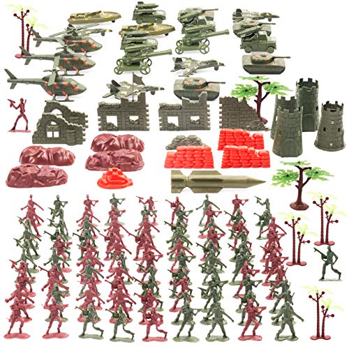 TWIDDLERS 519 Piezas Soldados de Juguete Set - Figuras Ejército de Plástico | Militares Fuerzas Armadas en Batalla Juguetes