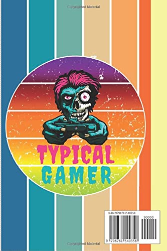Typical Gamer Composition Notebook Andre Rebelo Merch: Typical Gamer Collage | Typical Gamer Skin Color Theme | Journal | Diary For Any Occasion Gifts ... Home, School With 6x9 inches (114 Pages)