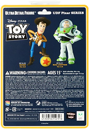 UDF Disney Serie 4 Buzz Lightyear versioen 2.0 (fabricado por pintado PVC no escala)
