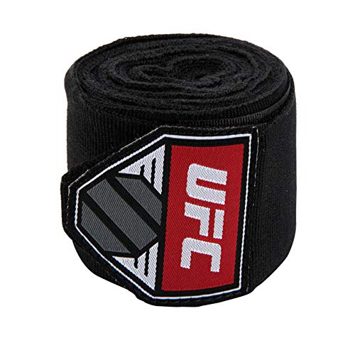 UFC Hand Wraps Vendaje para Mano, Unisex, Negro, Talla única