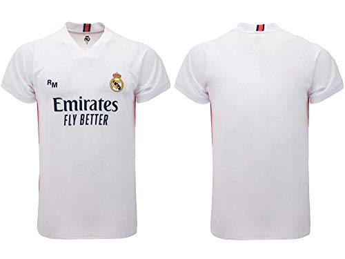 Ufficiale Camiseta de fútbol RM 2020/2021 - Blanca - Tallas para niño y adulto