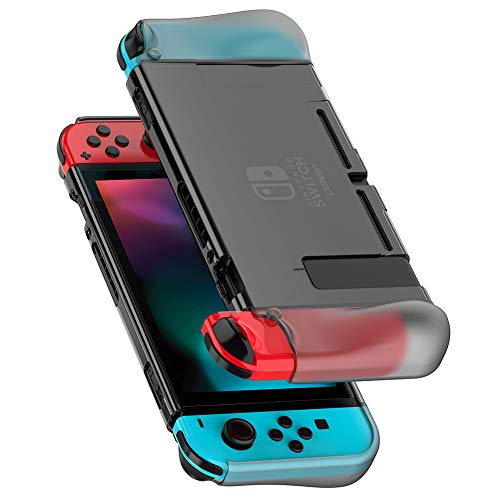 UGREEN Carcasa para Switch, Funda Protectora Suave TPU + PC Absorción de Golpes, Case Anti Arañazo para Switch Consola y Joy con
