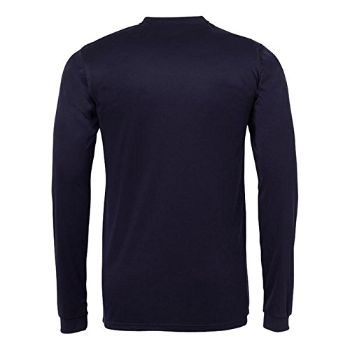 uhlsport Stream 3.0 Ml Camiseta De Juego Manga Larga, Hombre, Azul Marino/Rojo, XL