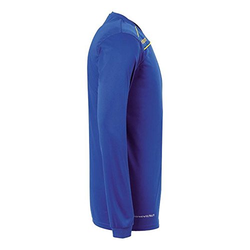 uhlsport Stream 3.0 Ml Camiseta De Juego Manga Larga, Hombre, Azur/Amarillo Maiz, XL