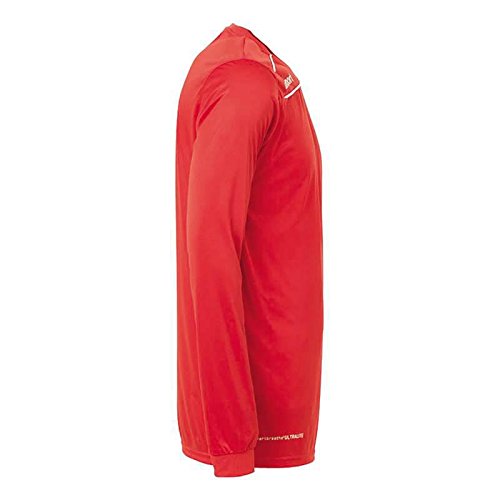 uhlsport Stream 3.0 Ml Camiseta De Juego Manga Larga, Hombre, Rojo/Blanco, XL