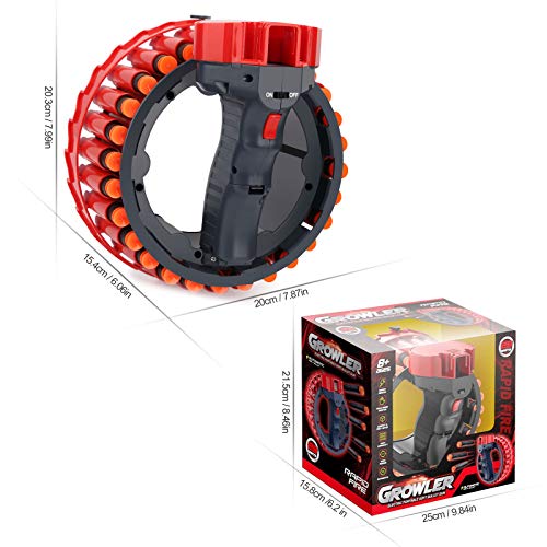 Ulikey Juguete Tiro Lanzador Dardos, Pulsera Pistola de Bala Suave con 28 Dardos, Objetivos de Tiro Disparar, Juguete de Lanzamiento de Bala Suave, Juego Disparos Regalo para Niños Niñas