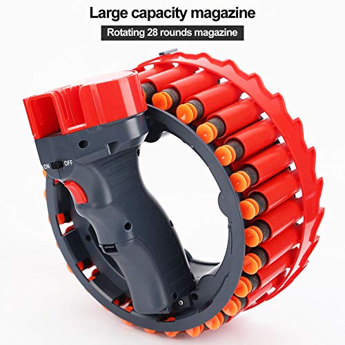 Ulikey Juguete Tiro Lanzador Dardos, Pulsera Pistola de Bala Suave con 28 Dardos, Objetivos de Tiro Disparar, Juguete de Lanzamiento de Bala Suave, Juego Disparos Regalo para Niños Niñas