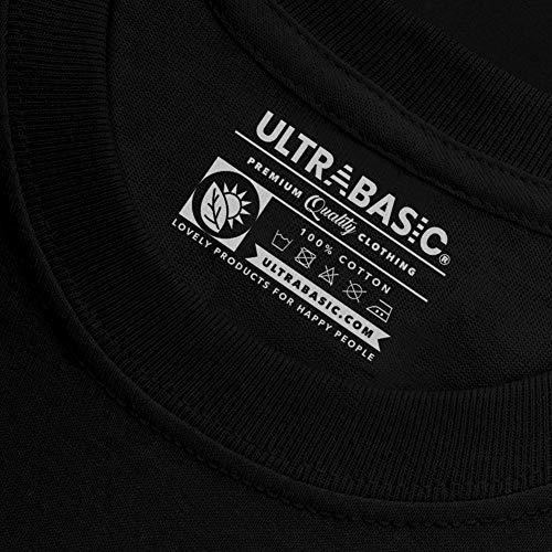 ULTRABASIC Camiseta para Hombre Puesta de Sol - Sunset - Tenerife - Amor Verano - Playa Verano - Vintage Camiseta Gráfica (2XL, Negro Profundo)