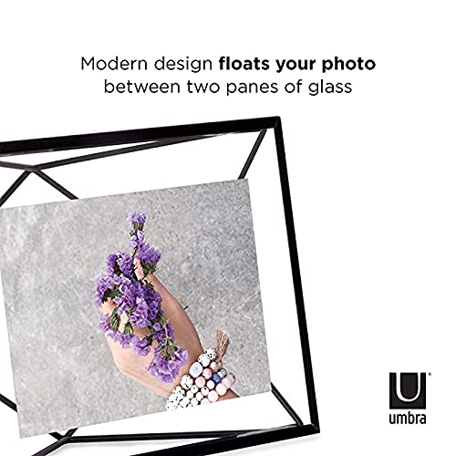 Umbra Prisma Marco para fotos, 10x15 cm, Acero, Negro