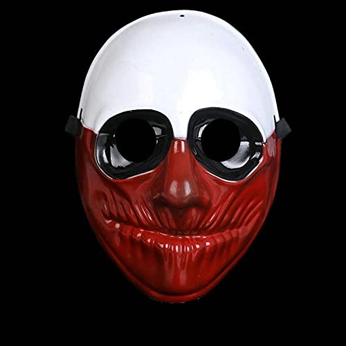 U/N Halloween Masks Masquerade Party Scary Mask Payday Mask Prop Supplies-2