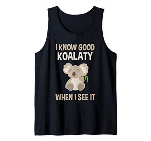Un juego de palabras para la gente que ama los koalas Camiseta sin Mangas