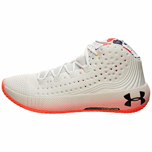 Under Armour Men's HOVR Havoc 2 Basketball Shoe, Onyx White (102)/Beta, 13